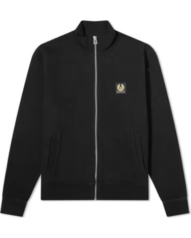 BELSTAFF SUDADERA BELSTAFF CON CREMALLERA COMPLETA NEGRO BLACK