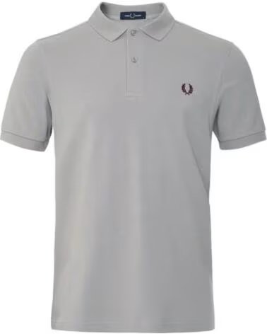 POLO DE MANGA CORTA AJUSTADO DE PIQUÉ PARA HOMBRE GREY