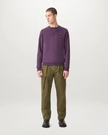 SWEAT-SHIRT BELSTAFF DARK GARNET PURPLE