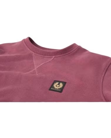 BELSTAFF SWEATSHIRT MULBERRY BURGUND BURGUNDY