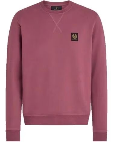 BELSTAFF SWEATSHIRT MULBERRY BURGUND BURGUNDY