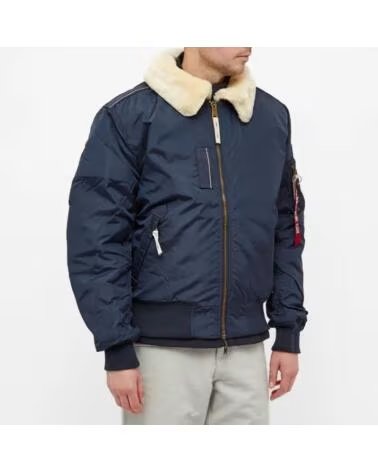 ALPHA INDUSTRIES BLUSÃO BOMBER INJECTOR III AZUL REP BLUE