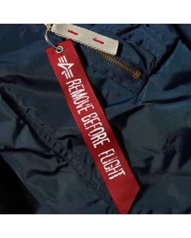 ALPHA INDUSTRIES BLUSÃO BOMBER INJECTOR III AZUL REP BLUE