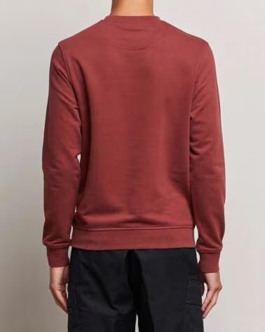 SWEAT-SHIRT BELSTAFF SIGNATURE CREWNECK LAVA RED