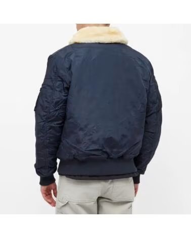 ALPHA INDUSTRIES BLUSÃO BOMBER INJECTOR III AZUL REP BLUE