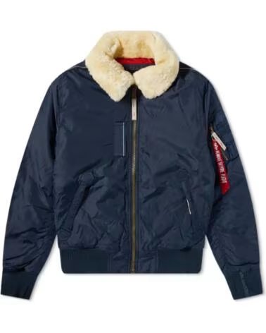 ALPHA INDUSTRIES BLUSÃO BOMBER INJECTOR III AZUL REP BLUE