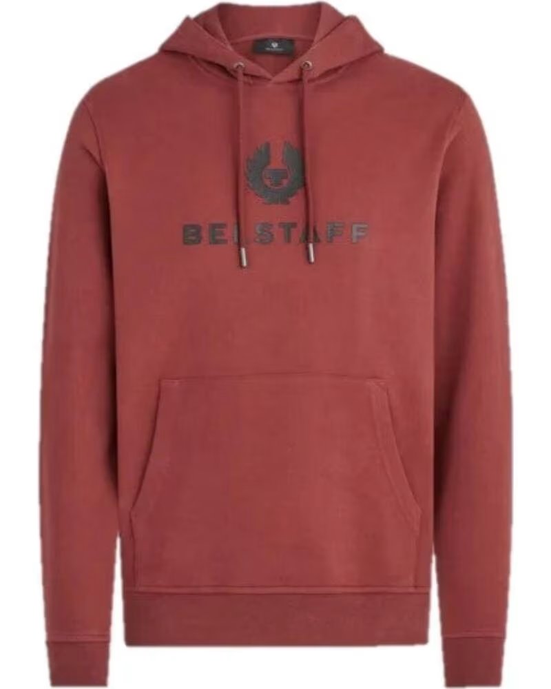 SUDADERA CON CAPUCHA BELSTAFF SIGNATURE LAVA RED
