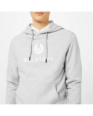SWEAT À CAPUCHE BELSTAFF SIGNATURE GRIS GREY