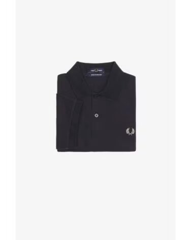 FRED PERRY REISSUES ORIGINAL PLAIN POLO NAVY LIGHT OYSTER
