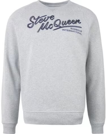 BARBOUR INTERNATIONAL SUDADERA FRANKIE CUELLO REDONDO GREY