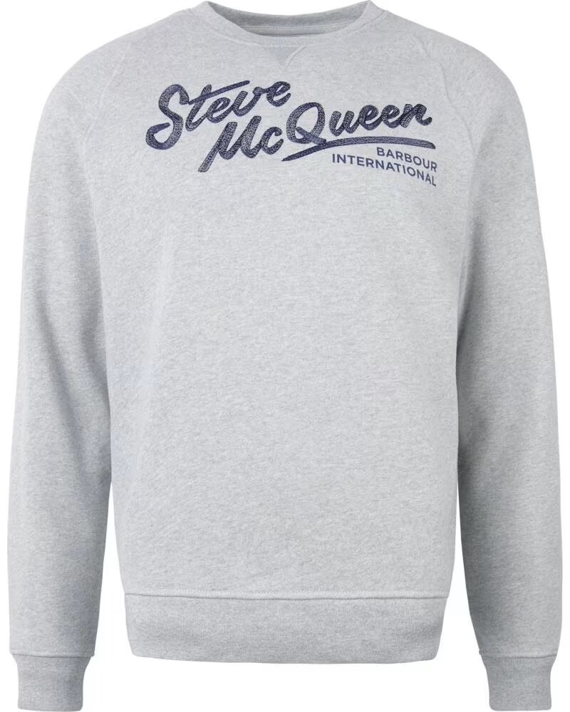 BARBOUR INTERNATIONAL SUDADERA FRANKIE CUELLO REDONDO GREY