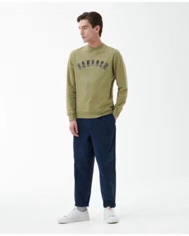 SUDADERA BARBOUR DEBSON CREW NECK OLIVE