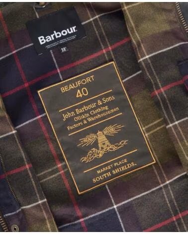 GIACCHE CERATE BARBOUR 40TH ANNIVERSARY BEAUFORT SAGE GREEN