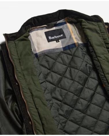 BARBOUR COMPTON GEWACHSTE JACKE OLIVE