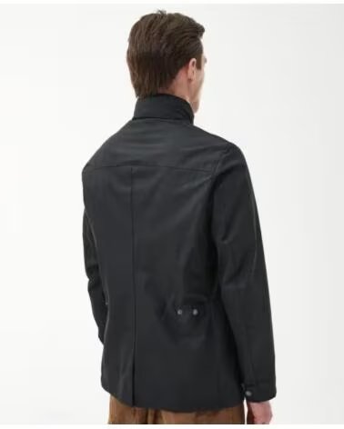 GIACCA CERATA BARBOUR CENTURY BLACK