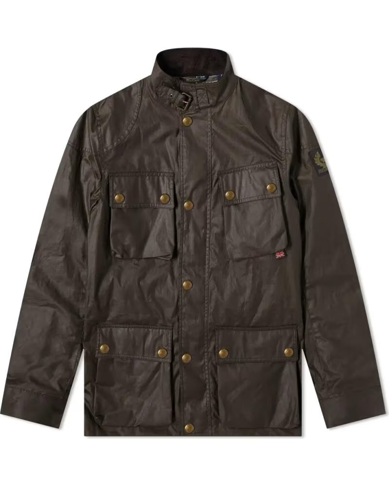 BELSTAFF CHAQUETAS BELSTAFF FIELDMASTER WAXED COTTON FADED OLIVE