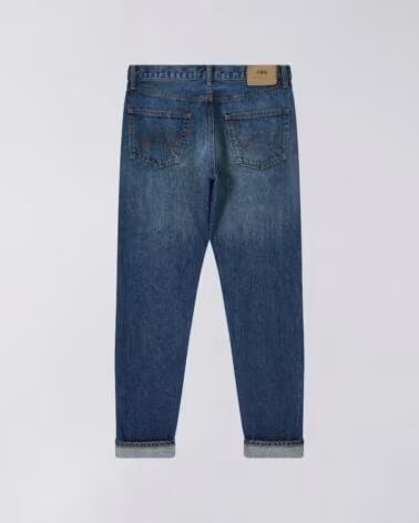 EDWIN SLIM TAPERED JEANS L32 DARK USED BLUE