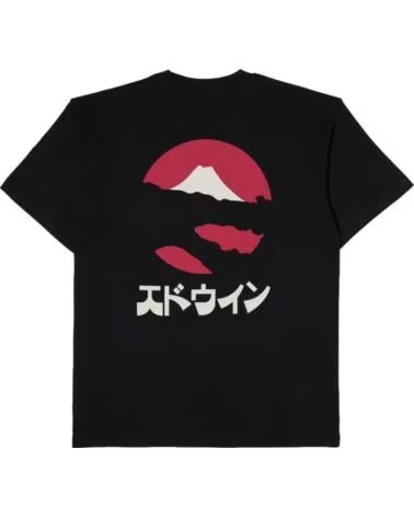 EDWIN T-SHIRT KAMIFUJI BLACK