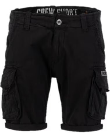 ALPHA INDUSTRIES CREW CARGO SHORT BLACK