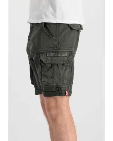 ALPHA INDUSTRIES CREW CARGO SHORT GREY BLACK
