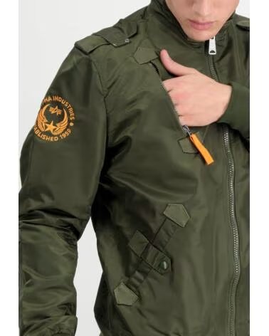 ALPHA INDUSTRIES CASACO BOMBER FALCON II DARK GREEN