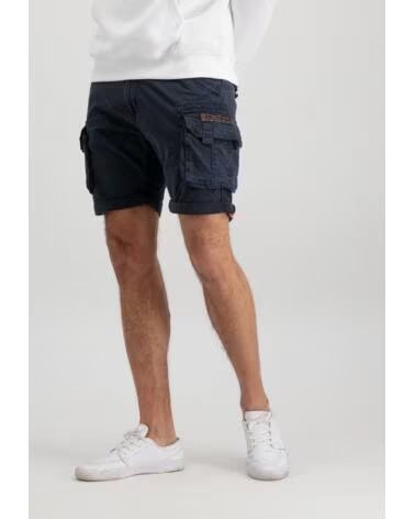 ALPHA INDUSTRIES CREW CARGO SHORT REP BLUE