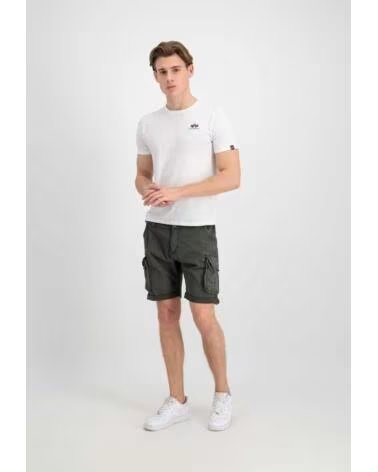 ALPHA INDUSTRIES CREW CARGO SHORT GREY BLACK