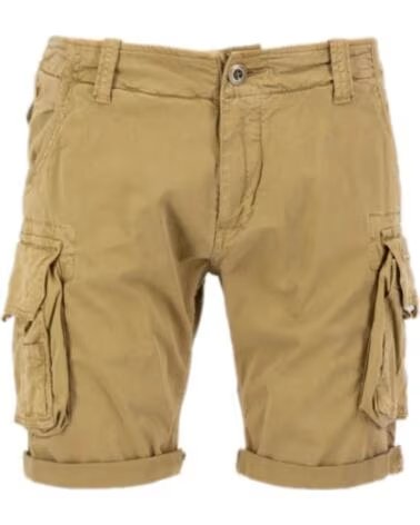 ALPHA INDUSTRIES CREW CARGO SHORT KHAKI