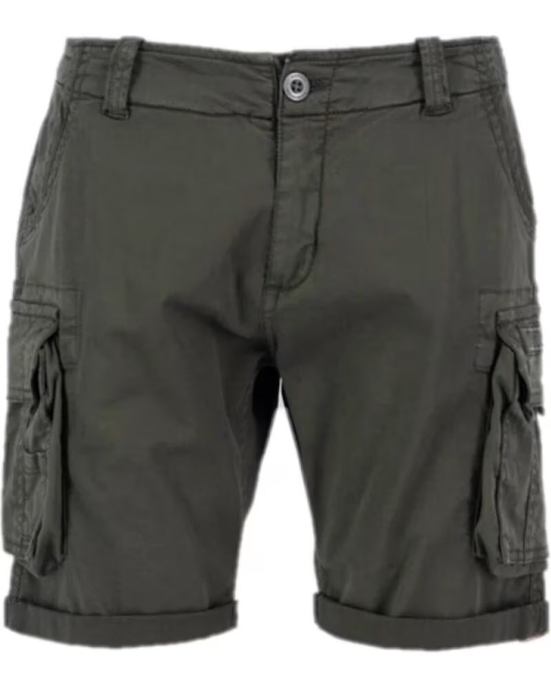 ALPHA INDUSTRIES CREW CARGO SHORT GREY BLACK