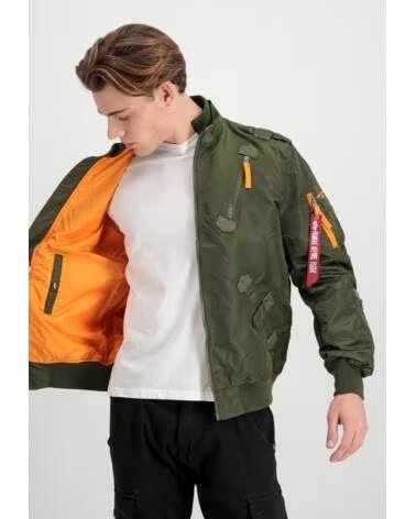 ALPHA INDUSTRIES CASACO BOMBER FALCON II DARK GREEN