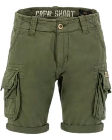 ALPHA INDUSTRIES CREW CARGO SHORT OLIVE