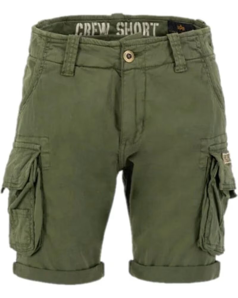 ALPHA INDUSTRIES CREW CARGO SHORT OLIVE