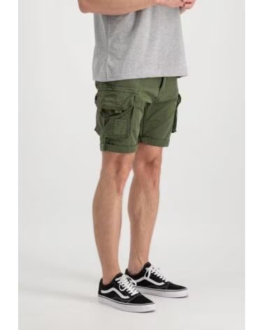 ALPHA INDUSTRIES CREW CARGO SHORT OLIVE
