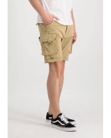 ALPHA INDUSTRIES CREW CARGO SHORT PANTALON COURT KHAKI