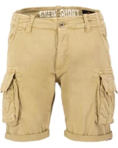 ALPHA INDUSTRIES CREW CARGO SHORT PANTALON COURT KHAKI