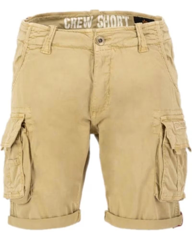 ALPHA INDUSTRIES CREW CARGO SHORT PANTALON COURT KHAKI