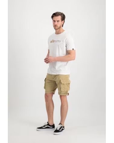 ALPHA INDUSTRIES CREW CARGO SHORT PANTALON COURT KHAKI