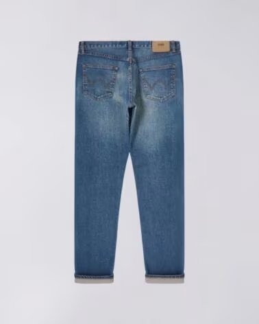 EDWIN SLIM TAPERED JEANS L32 MID USED BLUE