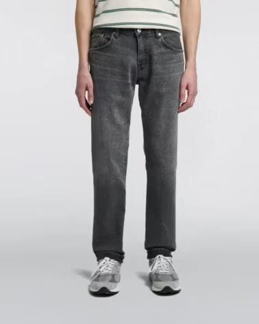 EDWIN REGULAR TAPERED JEANS L32 SCHWARZ HELL GEWASCHEN BLACK