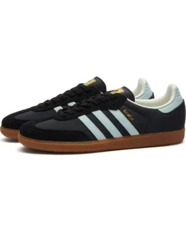 ADIDAS SAMBA OG ID0493 CARBON ALMOST BLUE CHALK WHITE NAVY