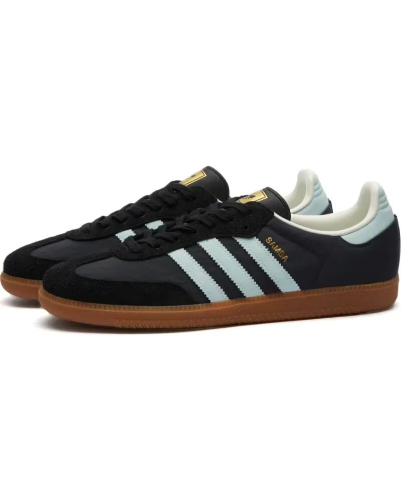 ADIDAS SAMBA OG ID0493 CARBON ALMOST BLUE CHALK WHITE NAVY