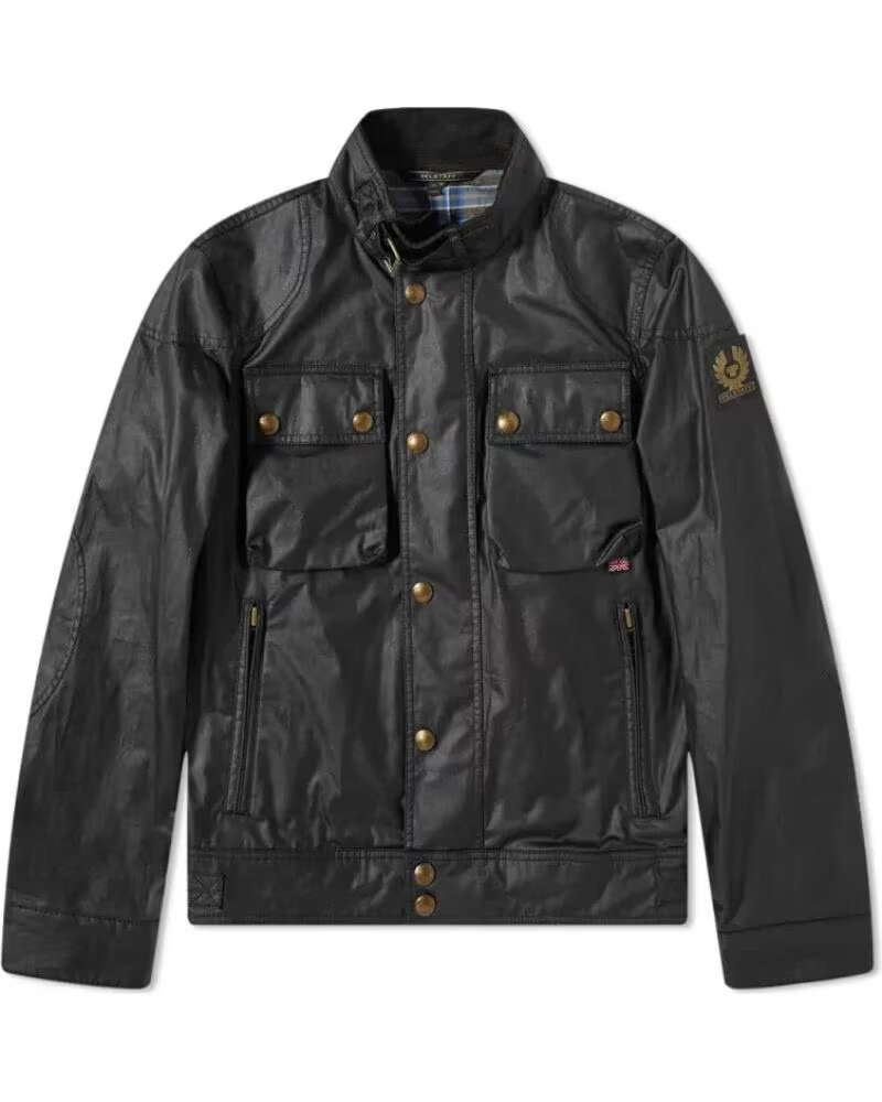 VESTES CIRÉES BELSTAFF RACEMASTER BLACK