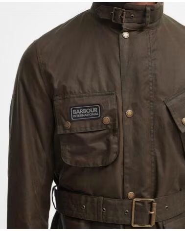 CASACOS ENCERADOS BARBOUR INTERNATIONAL TOURER SLIM BEECH DARK GREEN