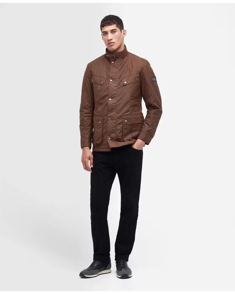 VESTE CIRÉE BARBOUR INTERNATIONAL TOURER DUKE BARK BROWN