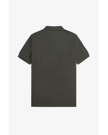 FRED PERRY POLO SLIM FIT PLAIN FIELD GREEN DARK