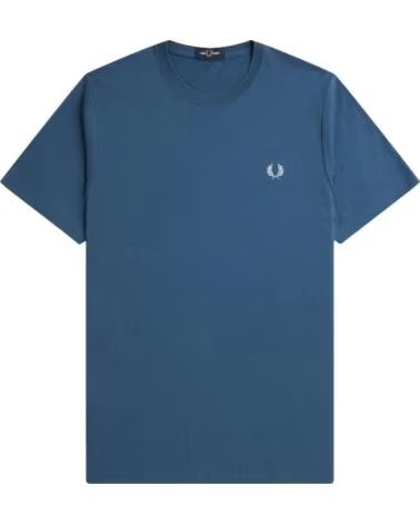 T-SHIRT FRED PERRY CREW NECK MIDNIGHT BLUE LIGHT ICE