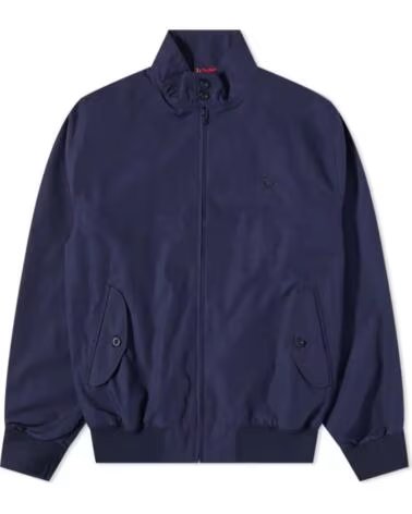 CASACOS E BLUSÕES FRED PERRY MADE IN ENGLAND HARRINGTON JACKET NAVY