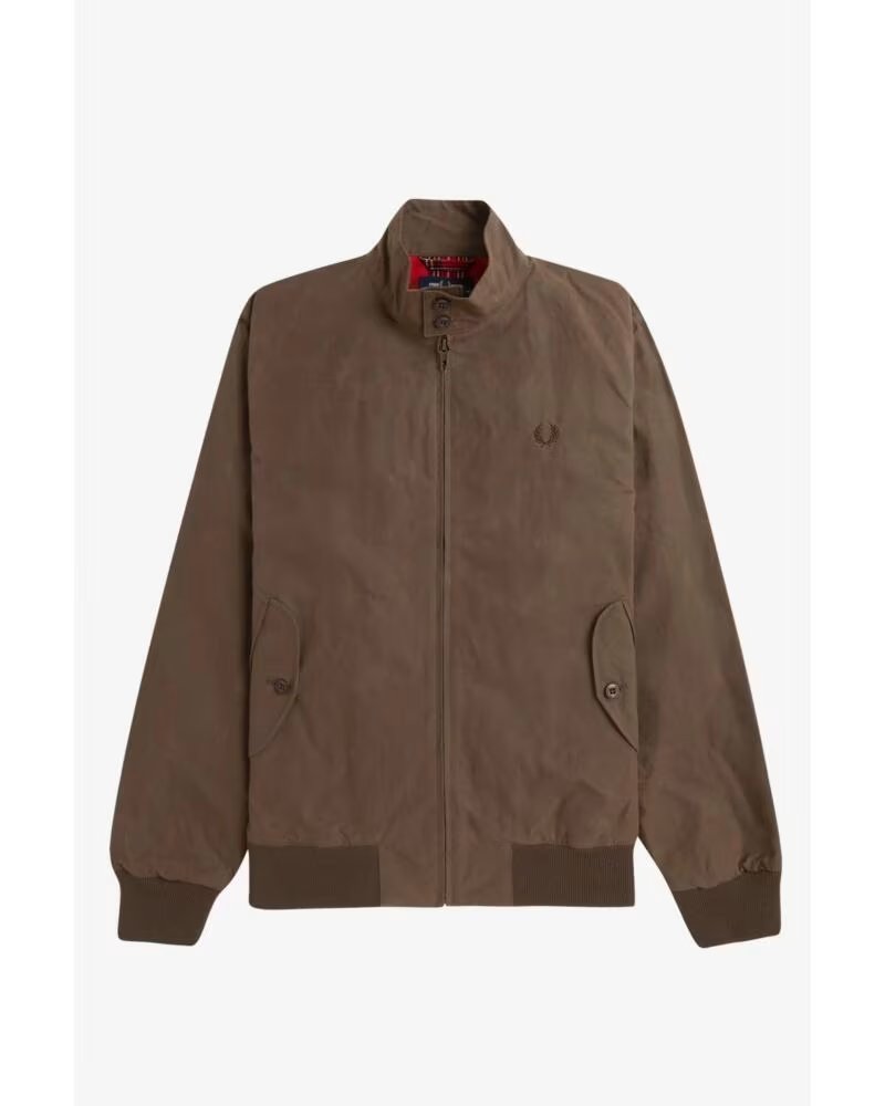 CASACO HARRINGTON ENCERADO MADE IN ENGLAND FRED PERRY BROWN