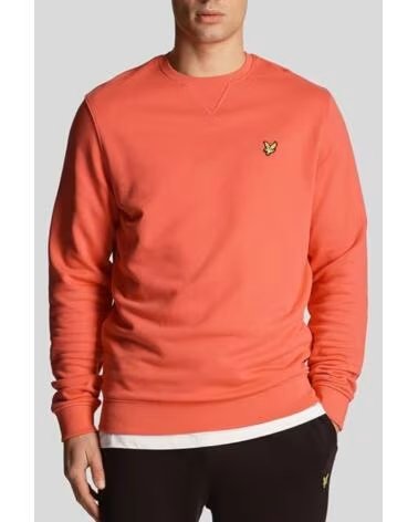 LYLE & SCOTT SWEAT-SHIRT CREW NECK ELECTRIC PINK LIGHT