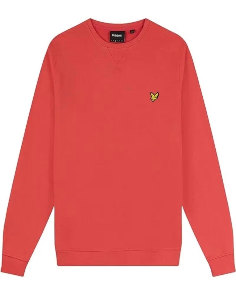 LYLE & SCOTT SWEAT-SHIRT CREW NECK ELECTRIC PINK LIGHT